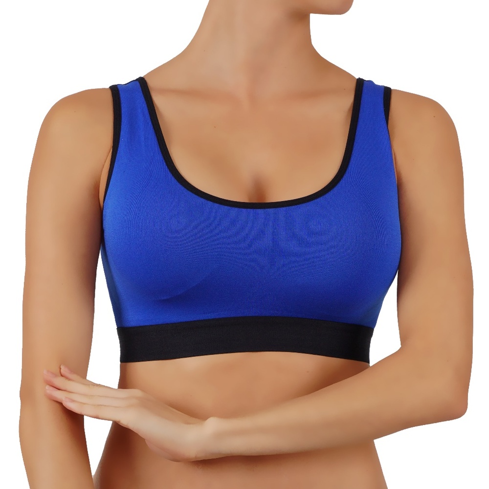Lattice Strappy Back Longline Yoga Sport Bra